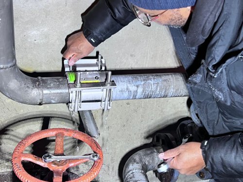 Remplacement manchette de réparation à Courbevoie