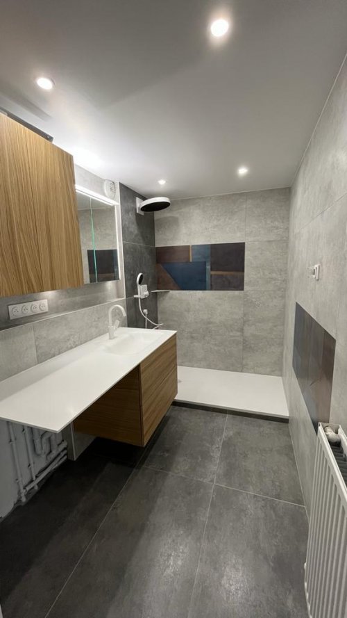 Rénovation complète de salle de bain à Massy